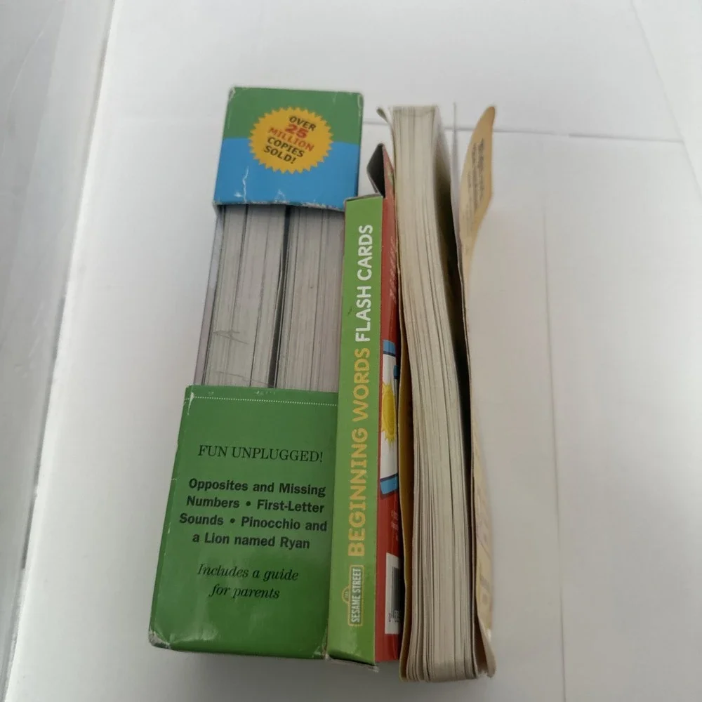 Lot of Educational Flash Cards and Brain Quests